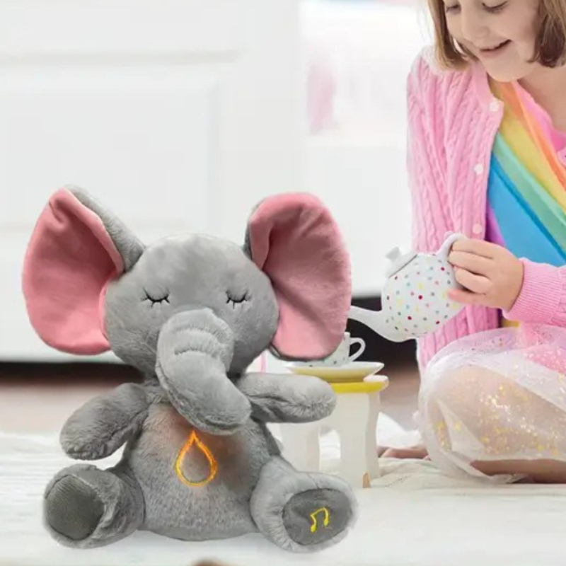 Kids Toys Elephant - حار بيع متوهجة التنفس الموسيقى لطيف