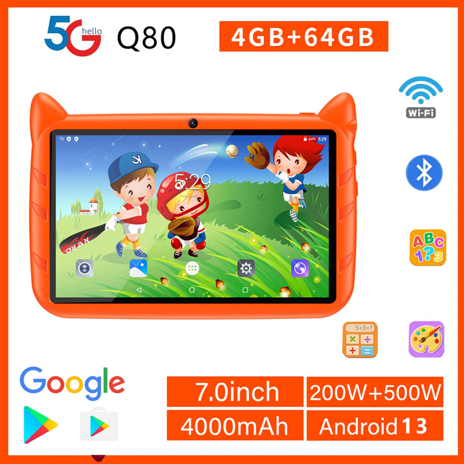 Learning Tablet Kids - تابلت جديد للأطفال 5G واي فاي