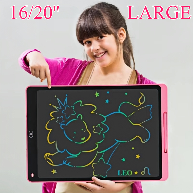 Learning Tablet Kids - 16/20 بوصة LCD لوحة الرسم تابلت