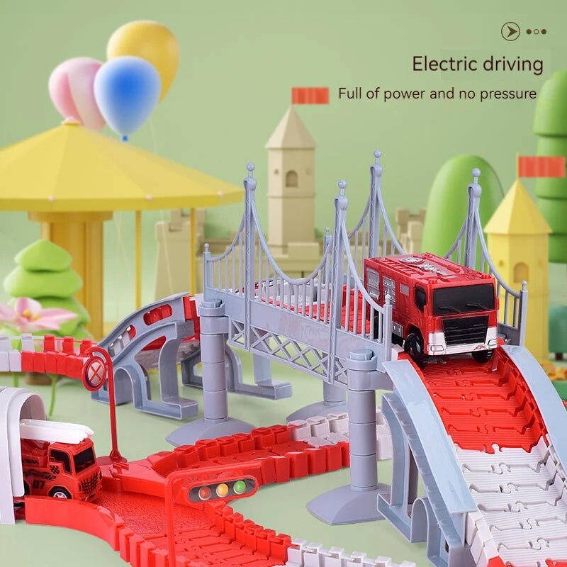 مسار محرك الحريق تجميع هندسة ا - مراجعة Sandbox Play Set وسعره