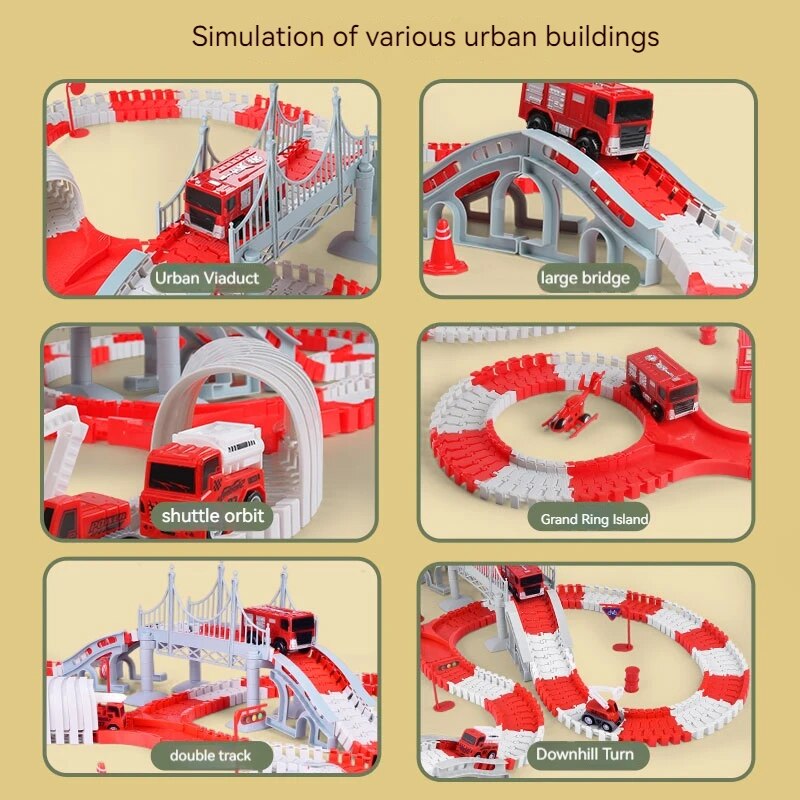 مسار محرك الحريق تجميع هندسة ا - مراجعة Sandbox Play Set وسعره