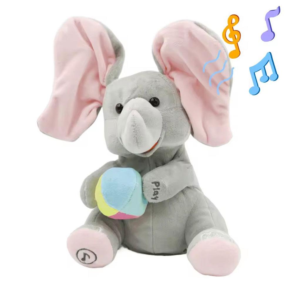 دمية فيل محشوة للعب الاختباء م - مراجعة Kids Toys Elephant وسعره