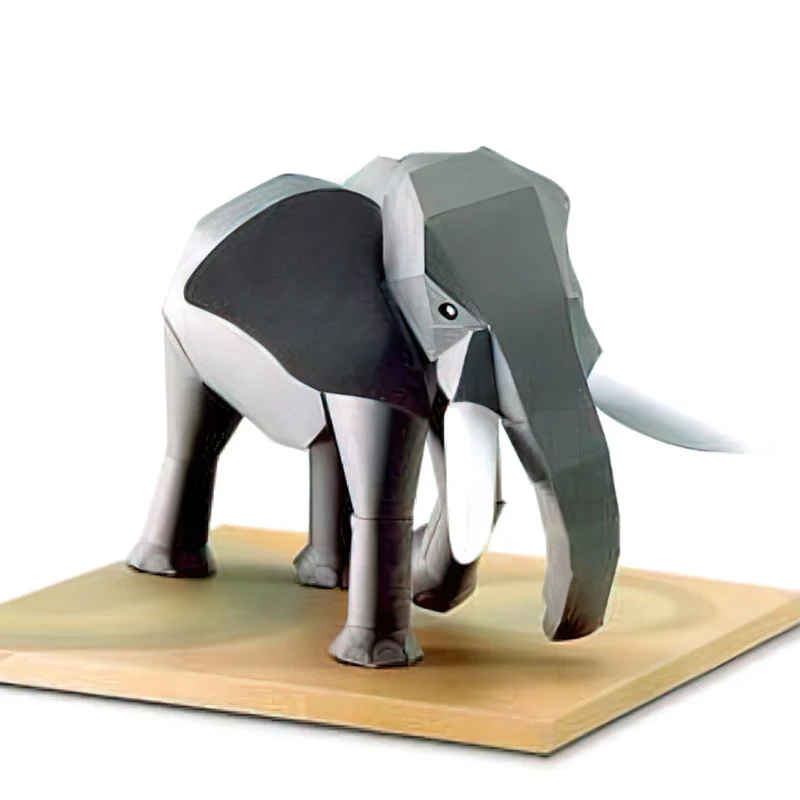 الفيل الأفريقي اوريغامي الفن ا - مراجعة Kids Toys Elephant وسعره