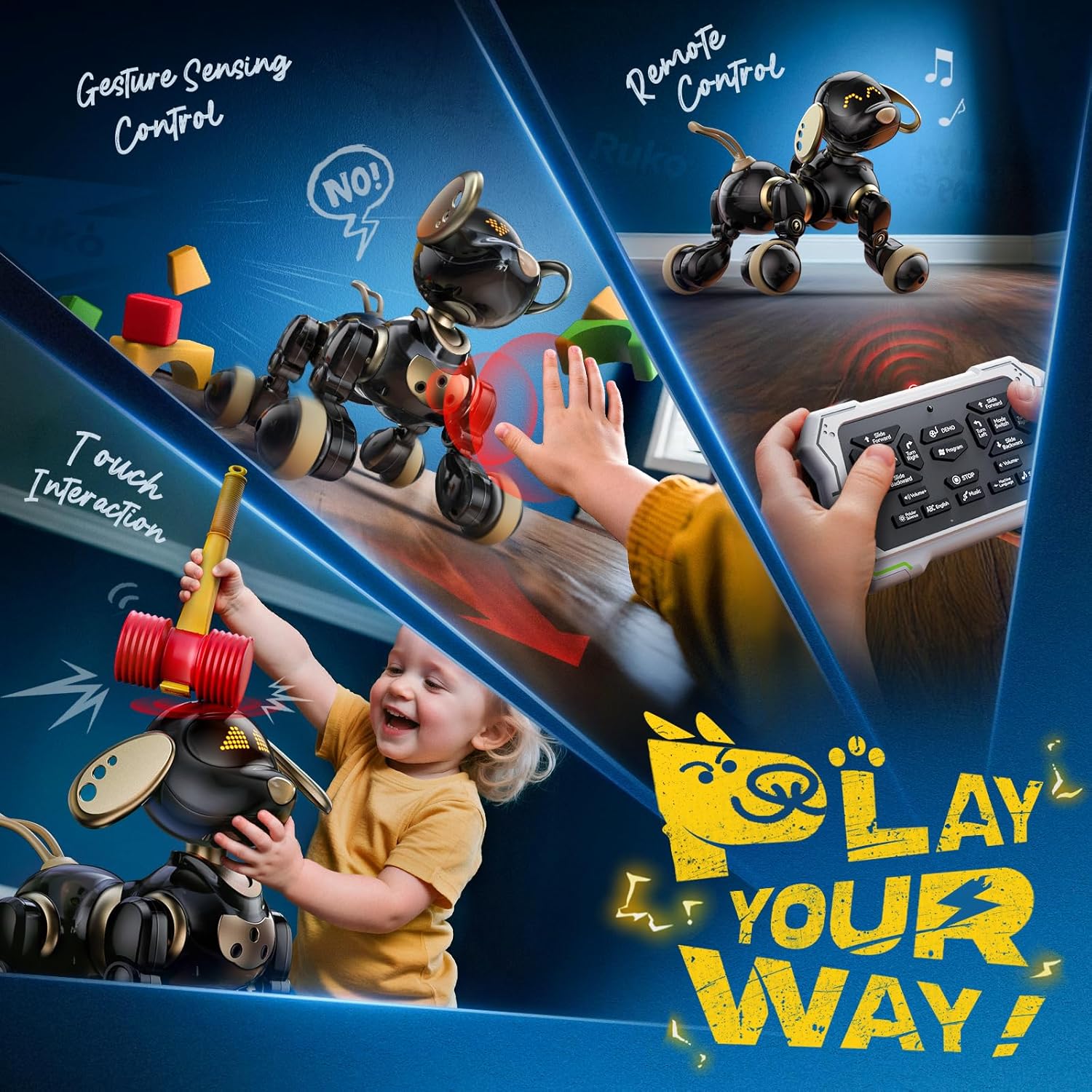 كلب روبوت ذكي بتقنية 2.4G مع ذ - مراجعة Kid Toys And More وسعره