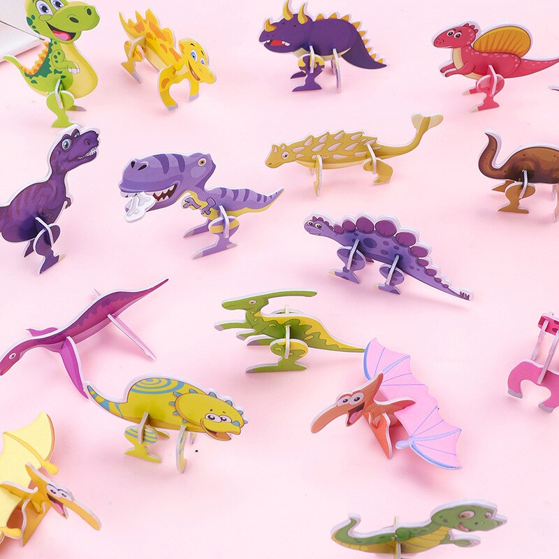 40 قطعة من ألغاز الديناصورات ا - مراجعة Kids Toys Dinosaur وسعره
