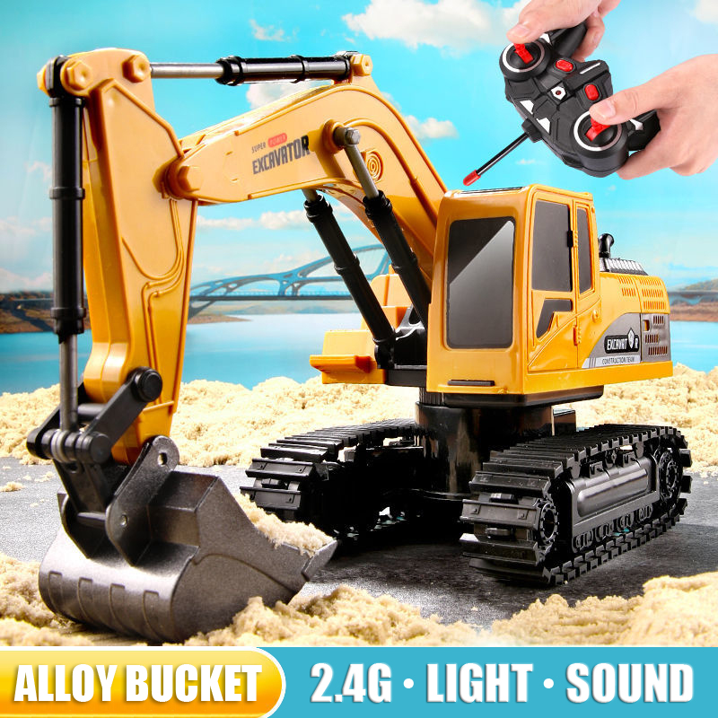 RC حفارة 2.4Ghz 6 قناة 1:24 RC - مراجعة Kids Toys Channel وسعره